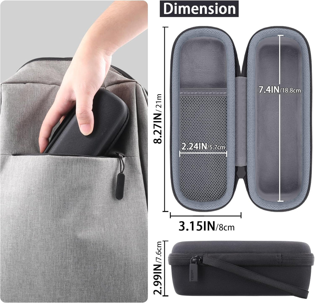 Hard Case Compatible with Anker Soundcore/Soundcore 2 / Motion B Portable Outdoor Sports Bluetooth Speaker (Black)