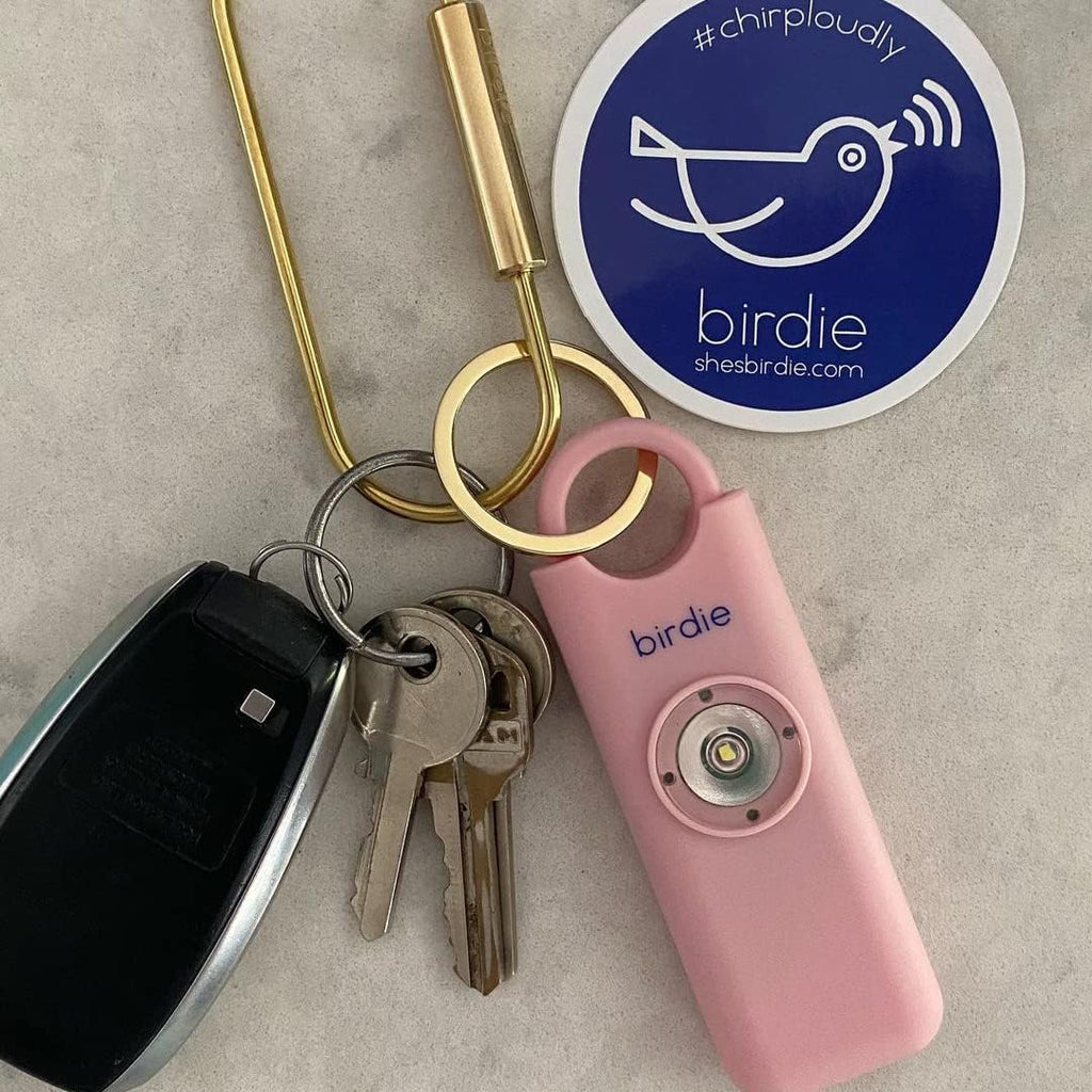She’S Birdie–The Original Personal Safety Alarm for Women by Women–Loud Siren, Strobe Light and Key Chain in a Variety of Colors (Blossom)
